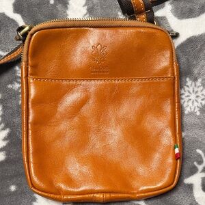 Vera Pelle Crossbody bag Genuine Leather Brown